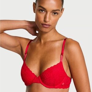 VS Red Lace Bra